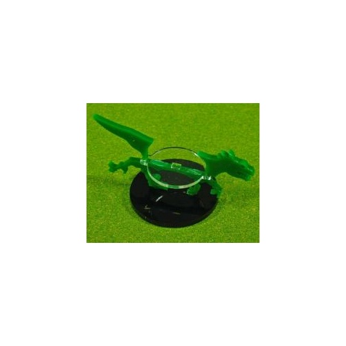 50mm Circle Raptor Character Mount Marker - Green