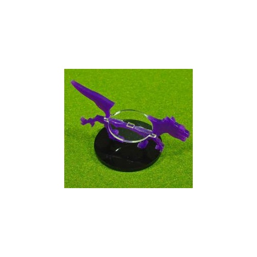 50mm Circle Raptor Character Mount Marker - Purple