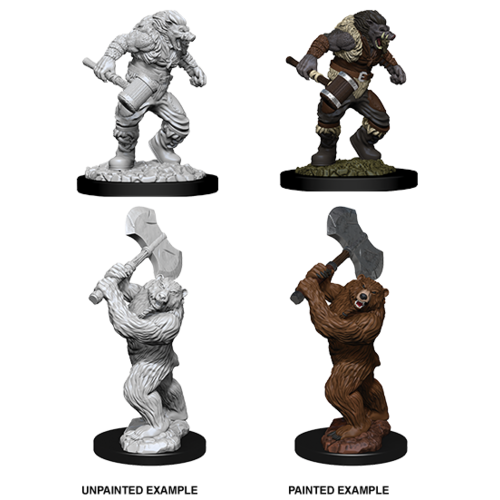 D&D Nolzurs Marvelous Unpainted Miniatures: Wereboar & Werebear