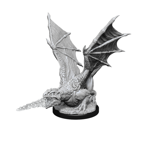 D&D Nolzurs Marvelous Unpainted Minis: White Dragon Wyrmling